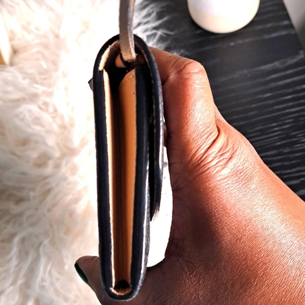 Louis Vuitton Black Monogram Empreinte Emilie Wallet